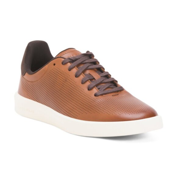 COLE HAAN Men's Leather Grand Cross Court Casual Shoes